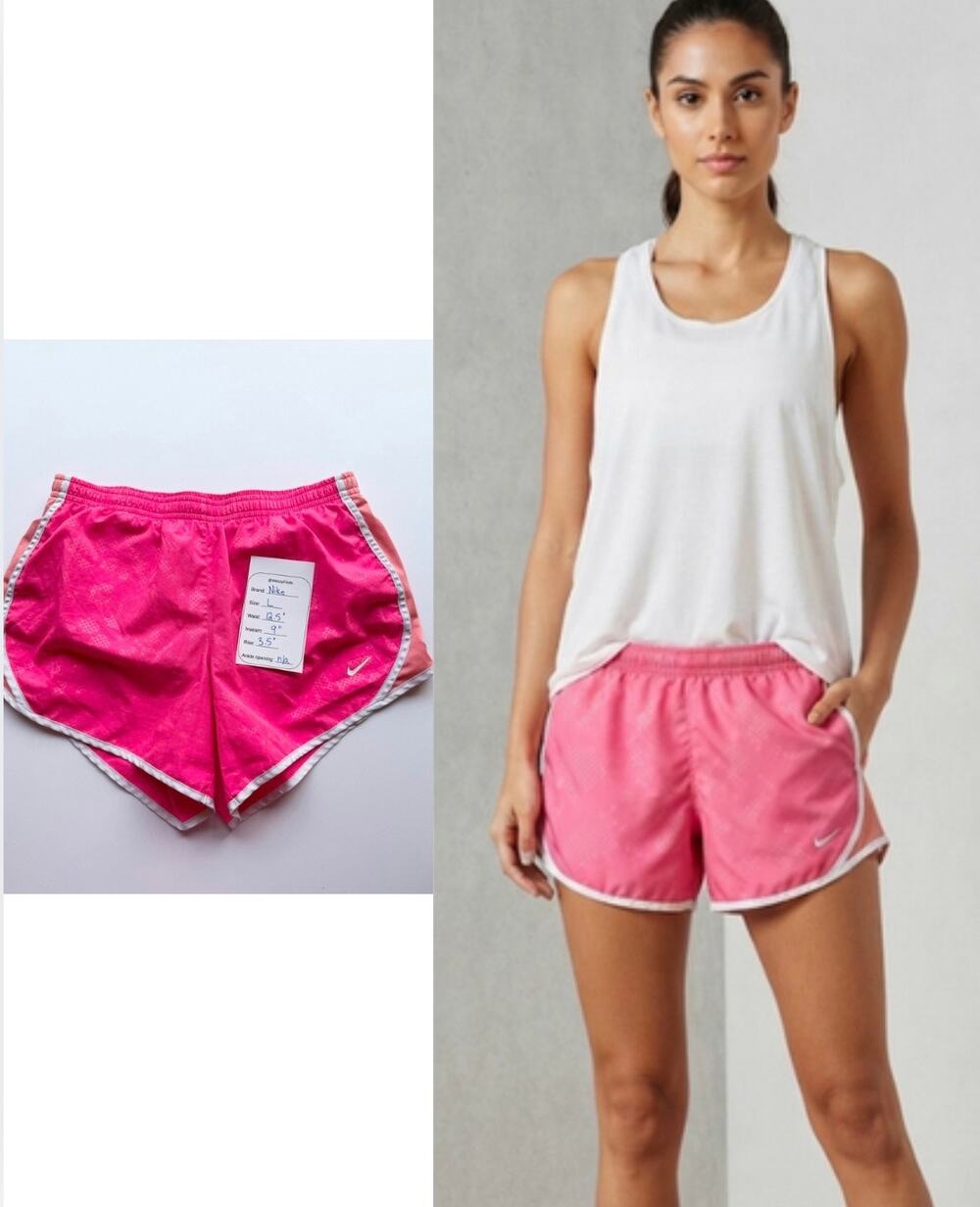 Nike Tempo Running Shorts Hot Pink Built-In Liner Size L